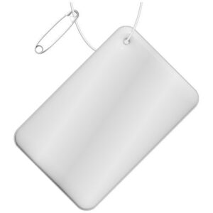 Attache réfléchissante RFX™ rectangulaire en TPU H-10 RFX™, petit modèle