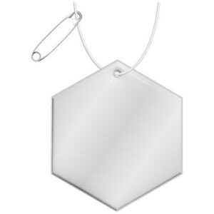 Attache réfléchissante hexagonale en PVC H-12 RFX™