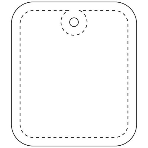Attache réfléchissante rectangulaire en PVC H-20 RFX™, XXL