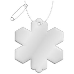 Attache réfléchissante RFX™ en TPU en forme de flocon de neige