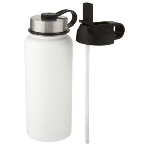 Bouteille de sport isotherme Supra 1 l avec couche de cuivre et 2 couvercles