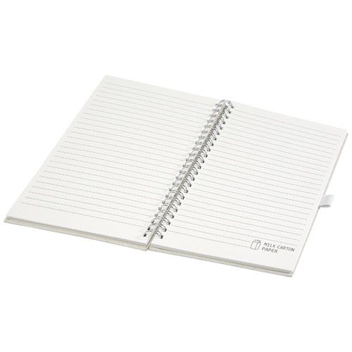 Carnet de notes à spirales, à partir de briques de lait recyclées, Dairy Dream format A5