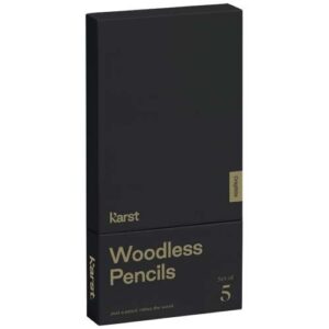 Ensemble de crayons graphite 5 pièces K’arst® 2B sans bois