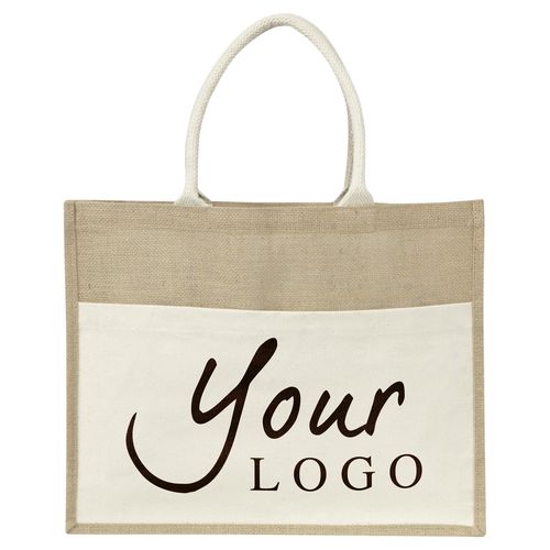 Sac shopping en toile de jute Livvie