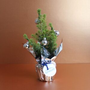 Sapin de Noël avec déco