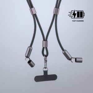 Opti Pro Series Magnetic – câble magnétique USB-C vers USB-C avec cordon, 60W PD