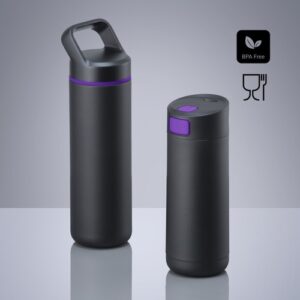 Expedition Set : mug à café 450 ml et bouteille en acier 650 ml