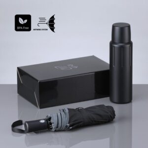Scandic Set III : thermos sous vide 750 ml et parapluie automatique