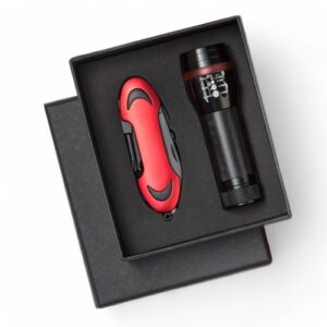 Set Colorado I : lampe torche LED et couteau de poche