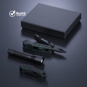 Optima Set II : multitool, couteau de poche et lampe torche moyenne