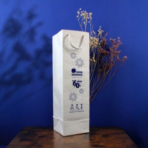 Sac papier graines bouteille