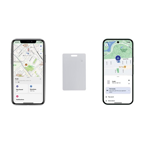 Carte de localisation en plastique RCS Findit Dual
