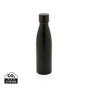Bouteille iso couleur pleine en acier inoxydable recyclé RCS