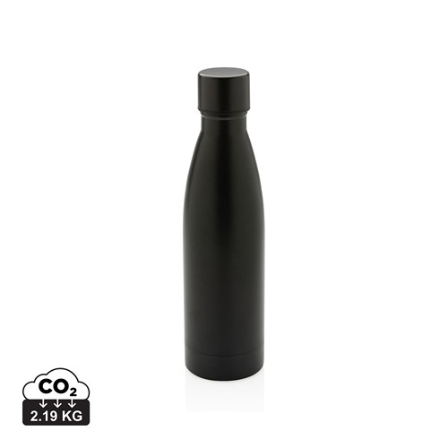 Bouteille iso couleur pleine en acier inoxydable recyclé RCS