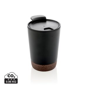Tasse à café en liège et en acier inoxydable GRS