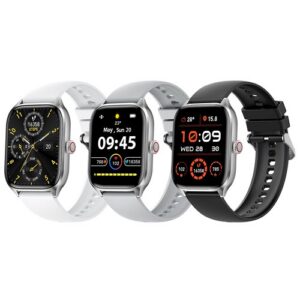MONTRE CONNECTÉE LIVRÉE AVEC 3 COULEURS DE BRACELET