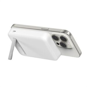 BATTERIE DE SECOURS INDUCTION 8.000 MAH MAGSAFE FONCTION STAND - BLANCHE