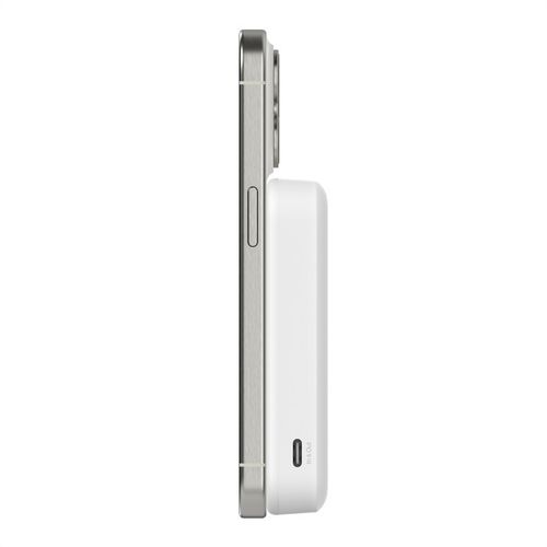 BATTERIE DE SECOURS INDUCTION 8.000 MAH MAGSAFE FONCTION STAND - BLANCHE