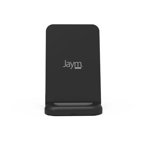 CHARGEUR INTELLIGENT PAD A INDUCTION RAPIDE QI 15W - STAND PLIABLE - NOIR - JAYM®