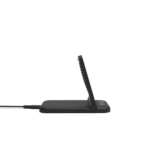 CHARGEUR INTELLIGENT PAD A INDUCTION RAPIDE QI 15W - STAND PLIABLE - NOIR - JAYM®