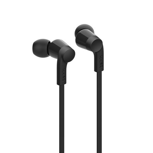 ECOUTEURS FILAIRES USB-C INTRA-AURICULAIRES - CABLE PLAT - NOIR