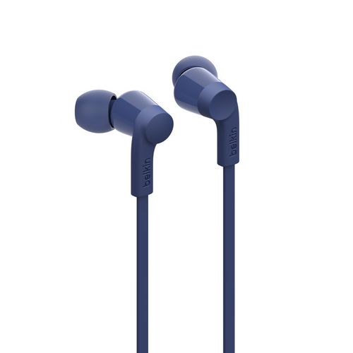 ECOUTEURS FILAIRES USB-C INTRA-AURICULAIRES - CABLE PLAT - BLEU