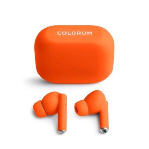ECOUTEURS  - INTRA AURICULAIRES - BLUETOOTH 5.3 - COLORUM ORANGE