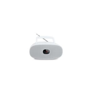 Radio FM-lecteur CD portable blanche