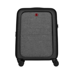 BAGAGE CABINE AVEC COMPARTIMENT POUR ORDINATEUR PORTABLE - SYNTRY - NOIR/GRIS CHINÉ - WENGER