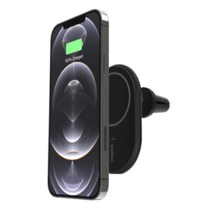 SUPPORT VOITURE MAGNETIQUE CHARGEUR INDUCTION MAGSAFE 10W NOIR - BELKIN