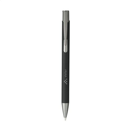 Ebony Soft RCS Recycled Alu SoftTouch stylo