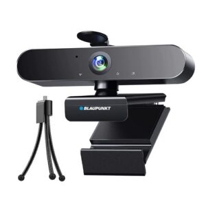 Webcam HD 2K avec trépied - BLAUPUNKT