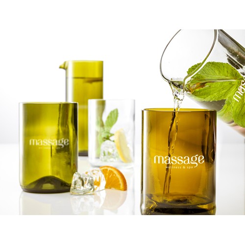 Rebottled® Tumbler 400 ml verre de boire