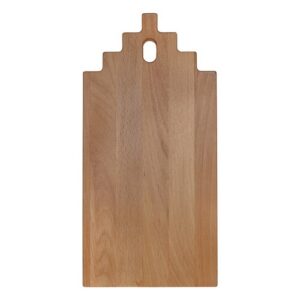 Planche maison à pignon escalier hêtre 35x17 cm