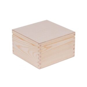 Caisse en bois 20x20x13 cm