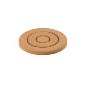 Dessous de plat double rond en liège Mozart. Fabriqué au Portugal