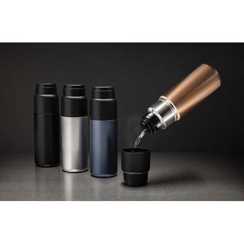 Bouteille isotherme 500ml avec tasse Thermocup RCS
