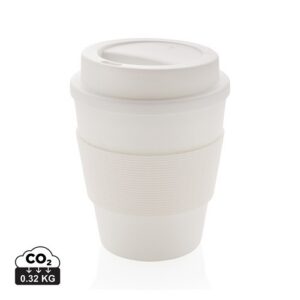 Mug en PP recyclable avec couvercle à vis 350ml