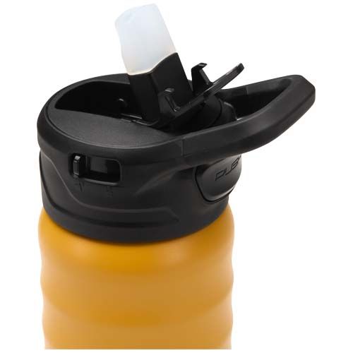 Gourde de sport Knox 350 ml en acier inoxydable à double paroi recyclé RCS avec paille rabattable