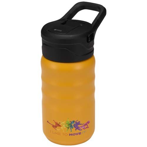 Gourde de sport Knox 350 ml en acier inoxydable à double paroi recyclé RCS avec paille rabattable