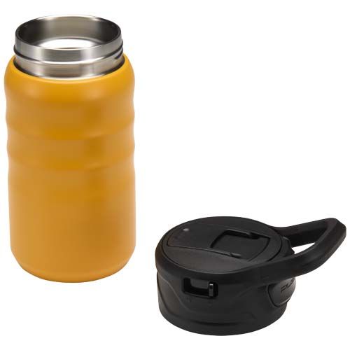 Gourde de sport Knox 350 ml en acier inoxydable à double paroi recyclé RCS avec paille rabattable