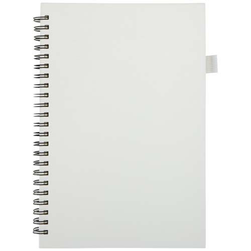 Cahier à spirales Liss A5 à couverture rigide en plastique recyclé