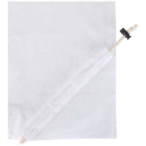 Sac fourre-tout pliable en coton recyclé GRS « Madras Blend » 140 g/m², 7 L