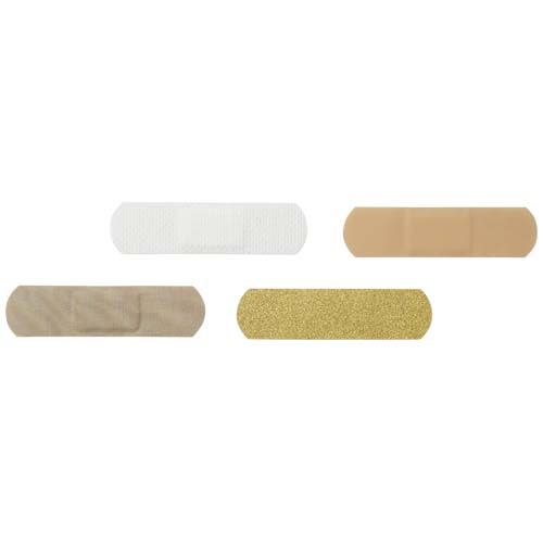 10 pansements avec enveloppe en papier imprimée en couleurs