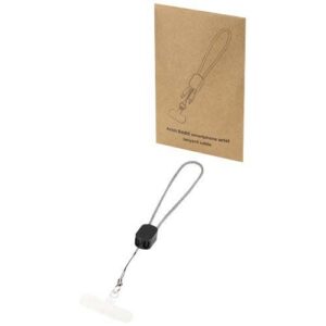 Lanyard de poignet recyclé Arich RCS avec câble de recharge Type-C de 20 W intégré