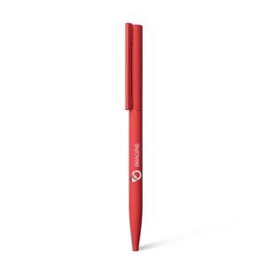 SARI SL - Stylo à bille mince en acier inoxydable recyclé