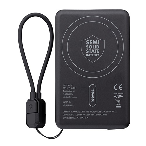 Powerbank sans fil magnétique 15W REEVES-WATTRON PRO X ALU