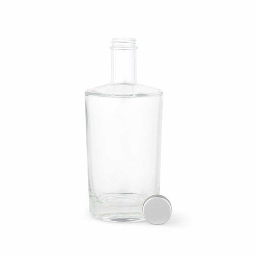 Bouteille Adige 750 en verre 780 ml. Bouchon argenté