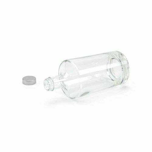 Bouteille Adige 750 en verre 780 ml. Bouchon argenté