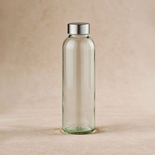 Bouteille Lima en verre 530 ml. Bouchon argenté